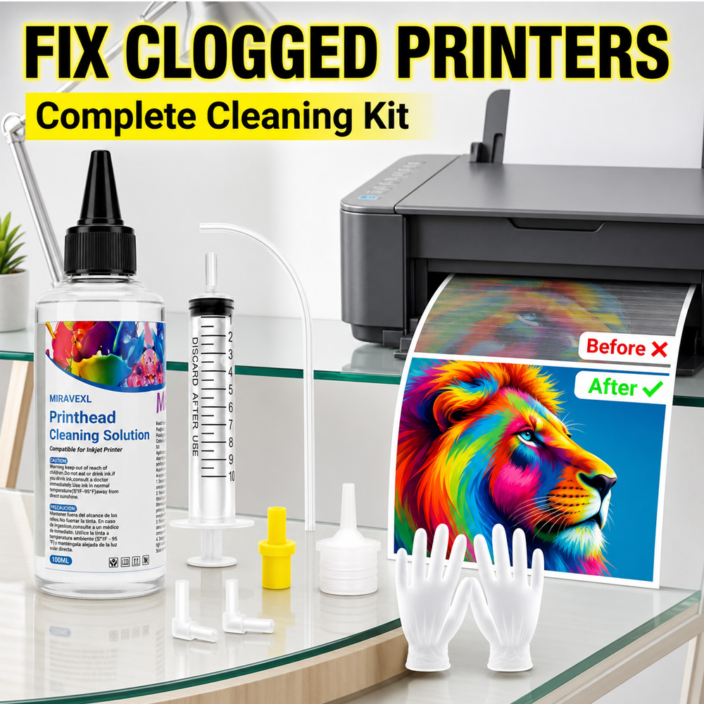 Sublimation Ink 100Ml - MIRAVEXL Larutan Pembersih Printhead 100ml Kit