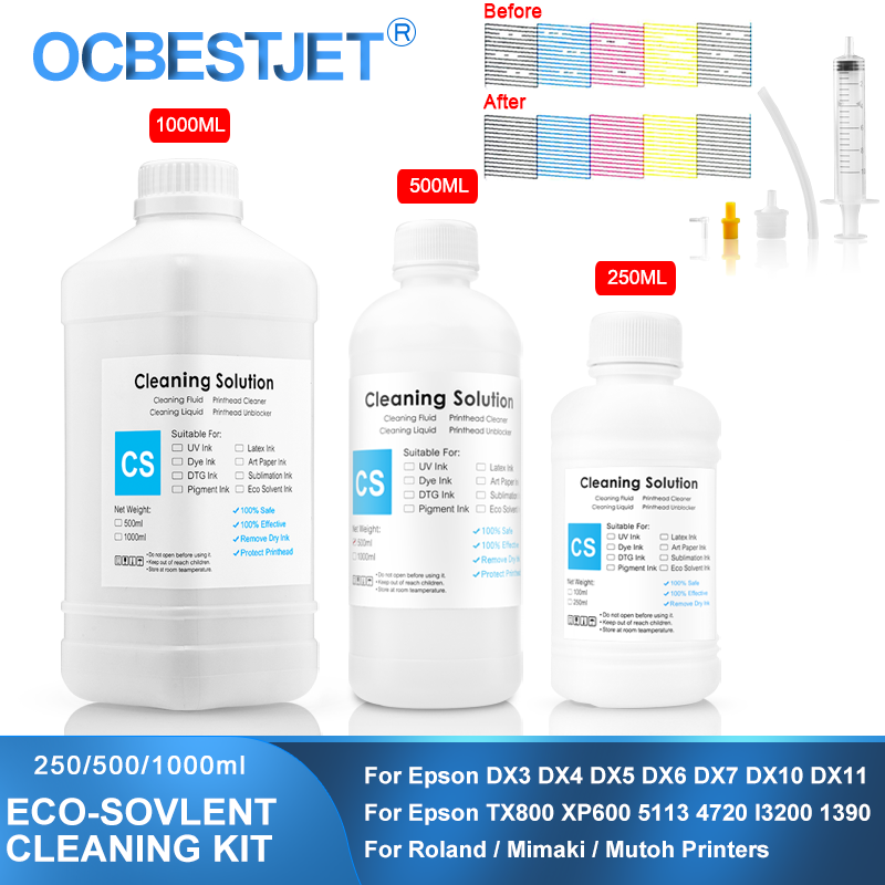 Eco Solvent Ink Cartridge - Solusi Pembersih Tinta Pelarut Lingkungan untuk
