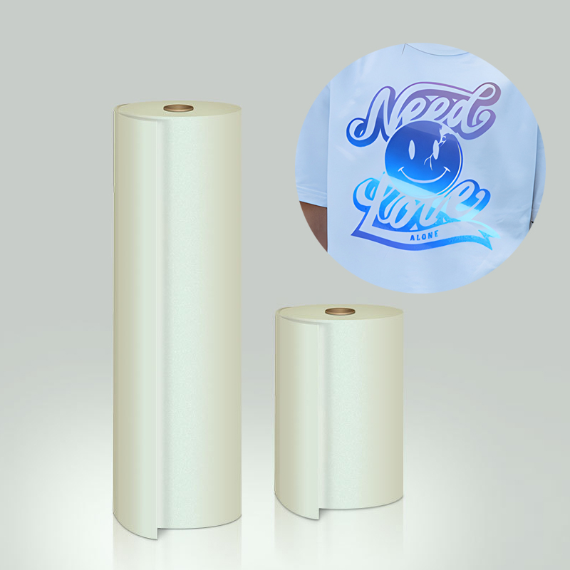 Dtf Hot Peel Film - Gulungan Film PET DTF Berubah Warna
