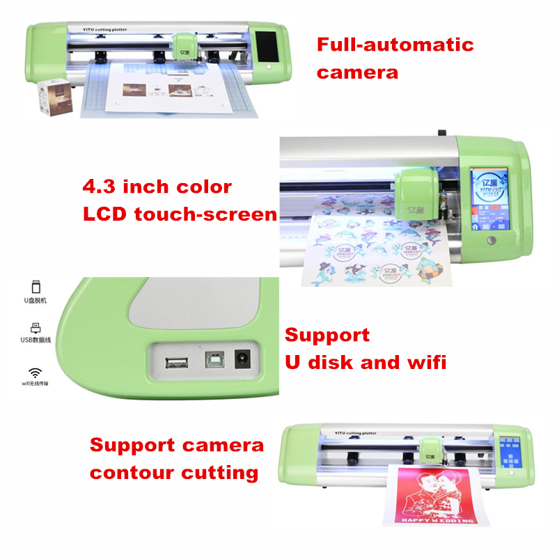 Vinyl Cutter Plotter - Mesin Pemotong Otomatis LY dengan Kamera,