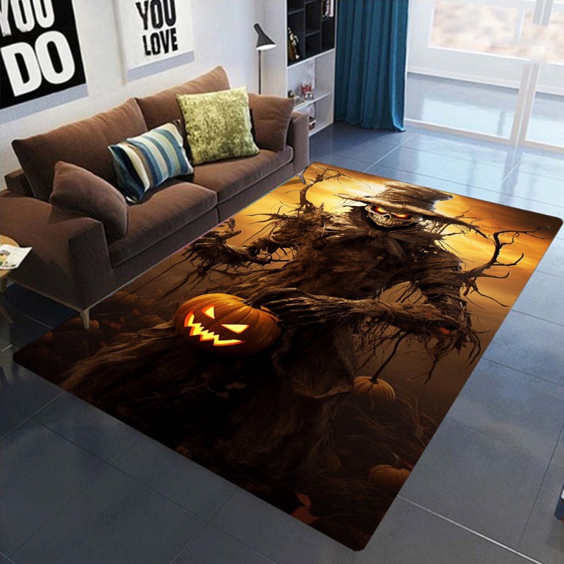 Commercial Printing Supplies Usa - Karpet Halloween Motif Horor, Boneka Pengusir