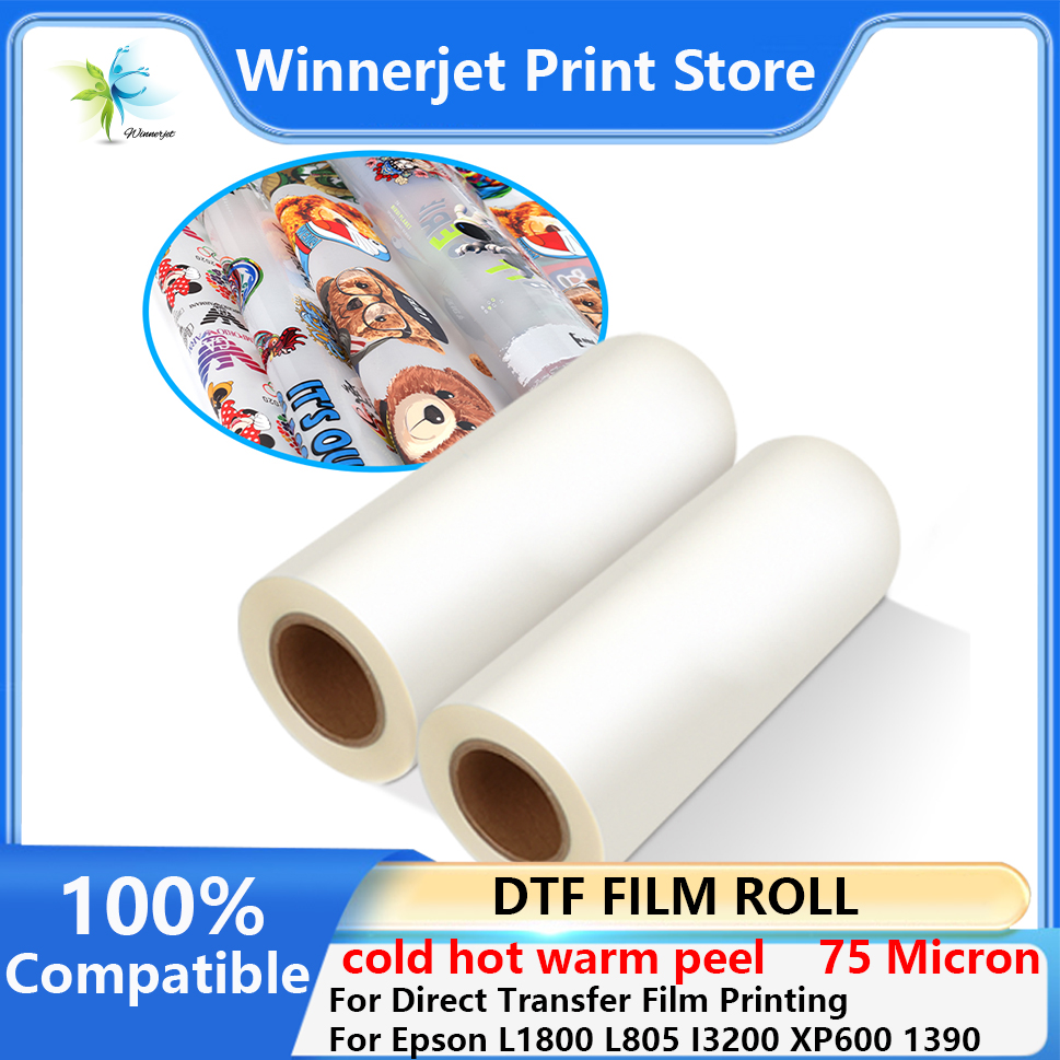 Dtf Hot Peel Film - Gulungan Film PET DTF 30Cm *