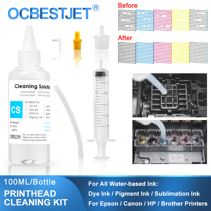 Sublimation Ink 100Ml - 100ML Larutan Pembersih Cair Berbasis Air