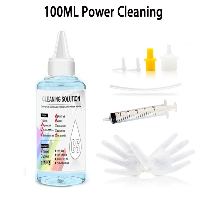 Sublimation Ink 100Ml - Kit Cairan Pembersih 100Ml/PC untuk Epson