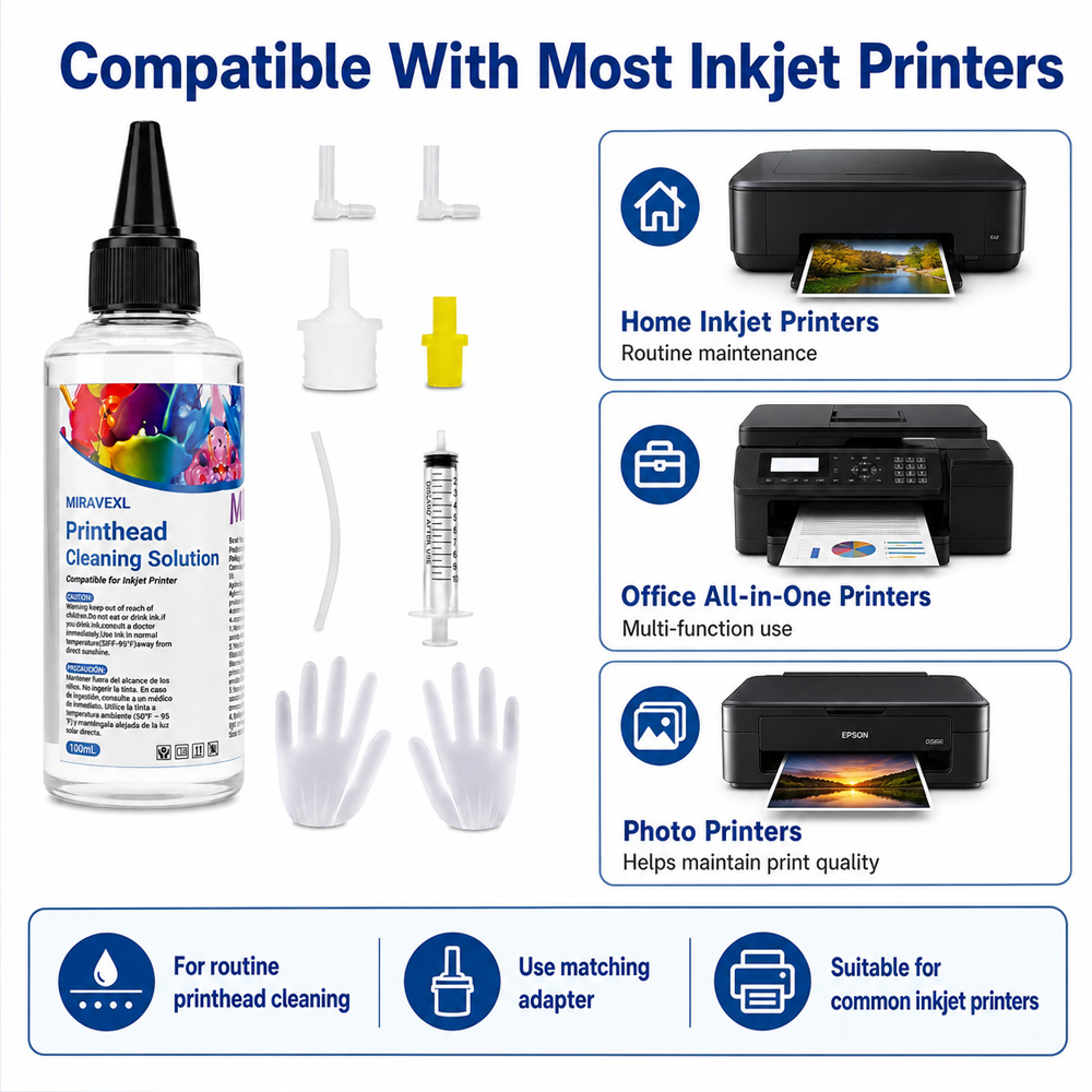 MIRAVEXL Larutan Pembersih Pri - Sublimation Ink 100Ml ulasan dan harga