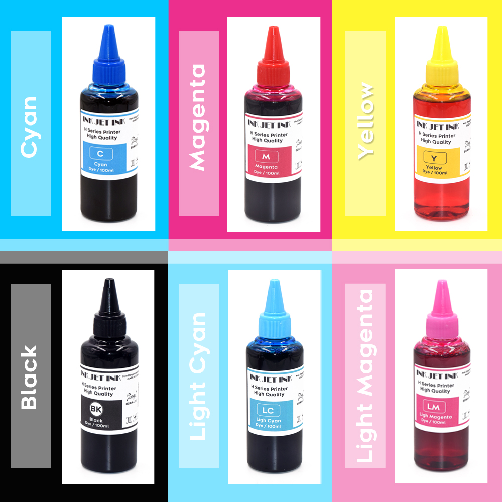 100ml x 6 warna pewarna pigmen - Sublimation Ink 100Ml ulasan dan harga