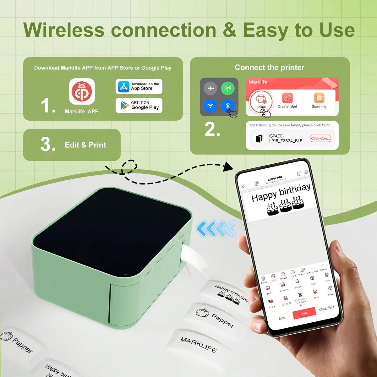 Marklife P15 Printer Portabel  - Commercial Printing Network ulasan dan harga