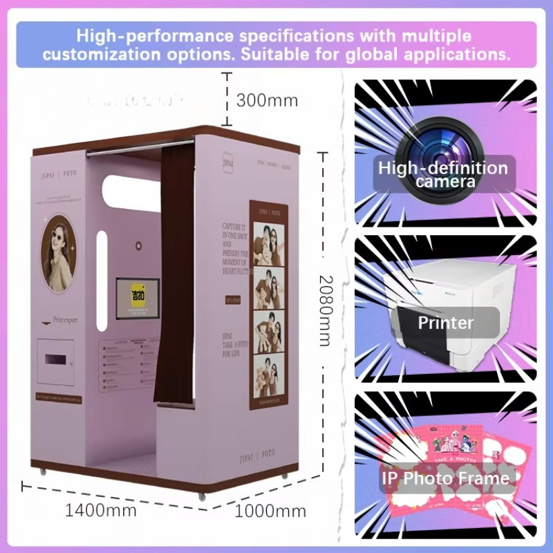 Booth selfie kustom, kios ceta - Commercial Printing Supplies Usa ulasan dan harga
