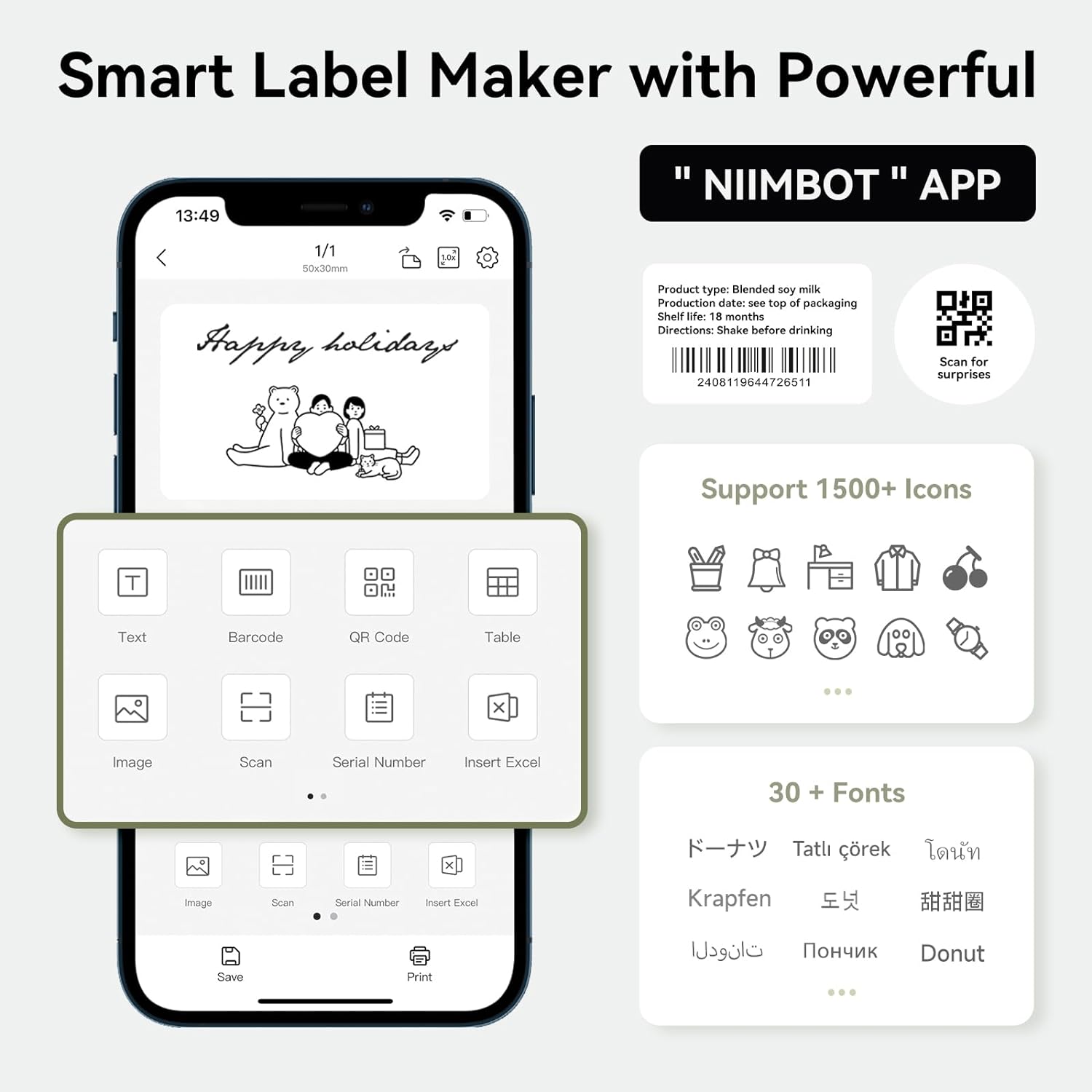 Niimbot B1 Printer Bluetooth n - Commercial Printing Network ulasan dan harga