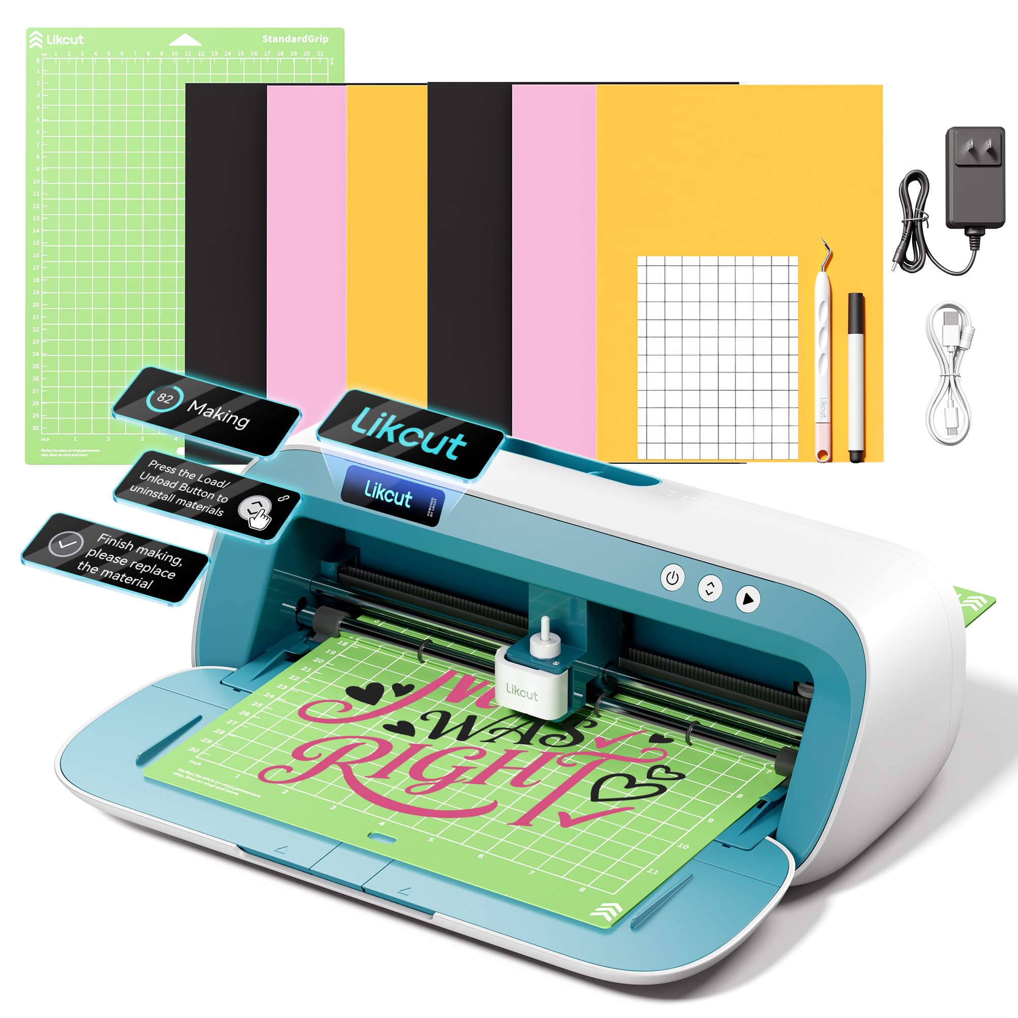 Mesin Potong Vinyl Likcut S41  - Vinyl Cutter Plotter ulasan dan harga