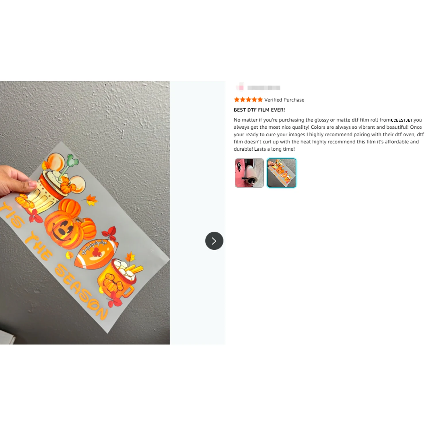 Film Roll DTF 30cm 100m Film T - Dtf Hot Peel Film ulasan dan harga