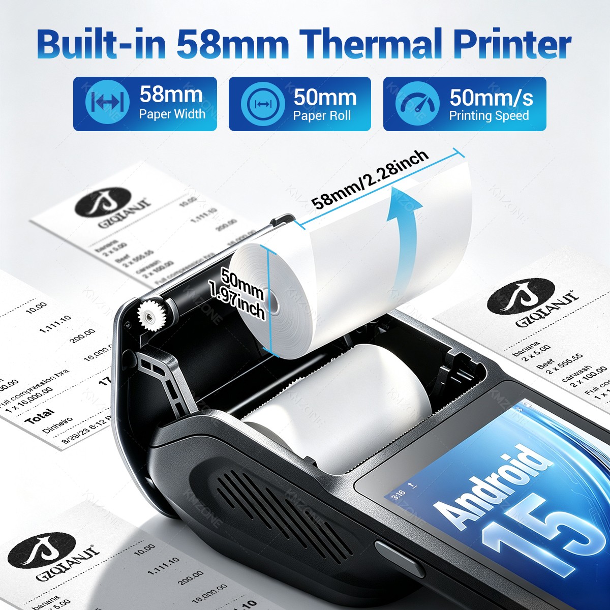3G32G Android 15 PDA Terminal  - Commercial Printing Network ulasan dan harga
