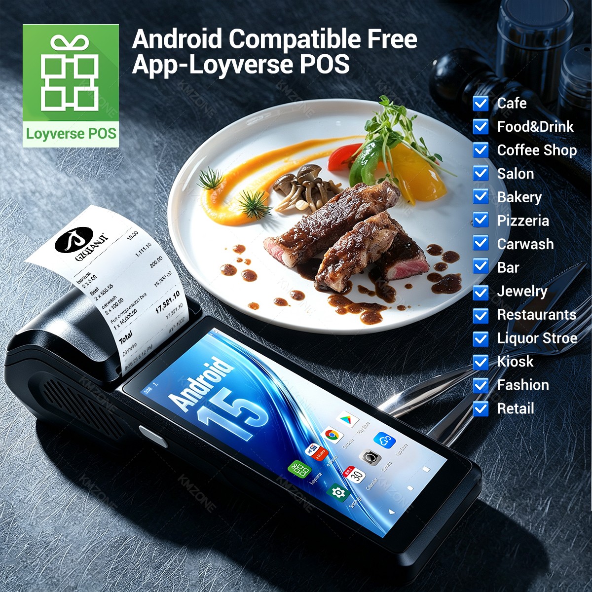 3G32G Android 15 PDA Terminal  - Commercial Printing Network ulasan dan harga